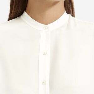 Everlane NWT 100% Silk Button Down Blouse